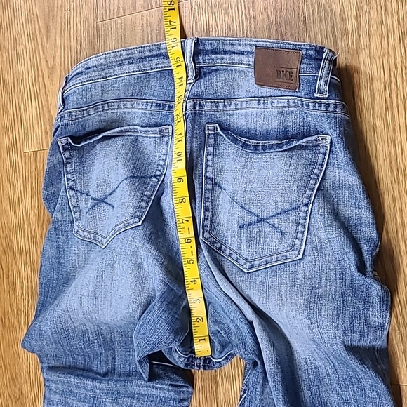 BKE 36x27 NOLAN STRAIGHT LEG MENS 36R DISTRESSED FADED BUTTON FLY STRETCH JEANS - Picture 3 of 7